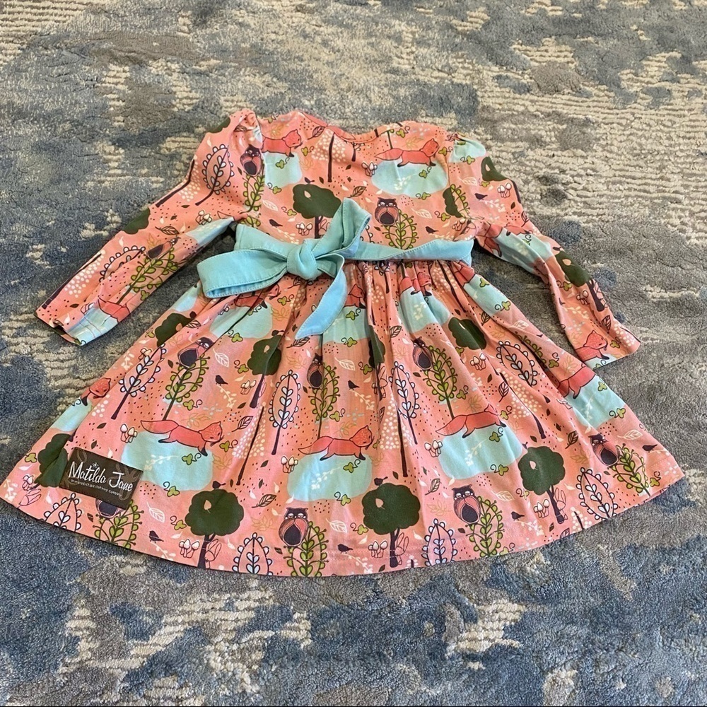 Matilda Jane Magic Woodland Dress Fox Owl 18 m - Picture 5 of 7